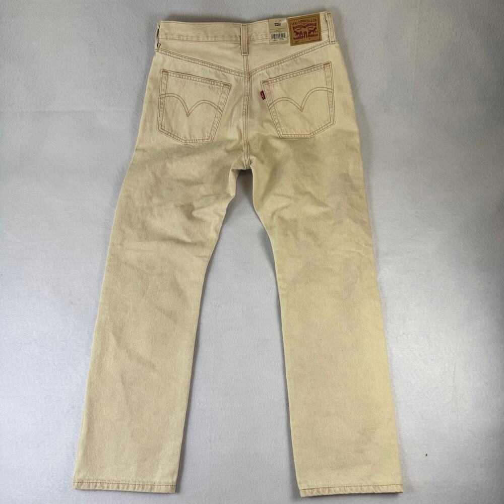 Levi's 501 Original Jeans Womens 30x30 Cloudy Safari Tan High Rise NWT - Picture 8 of 13